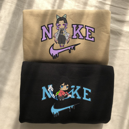KNY Character Embroidered Hoodie