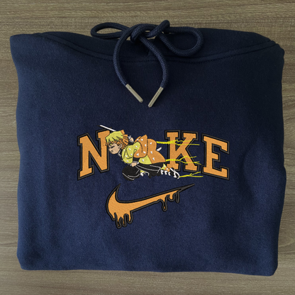 KNY Character Embroidered Hoodie