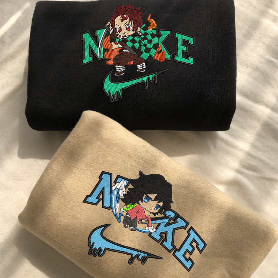 KNY Character Embroidered Hoodie