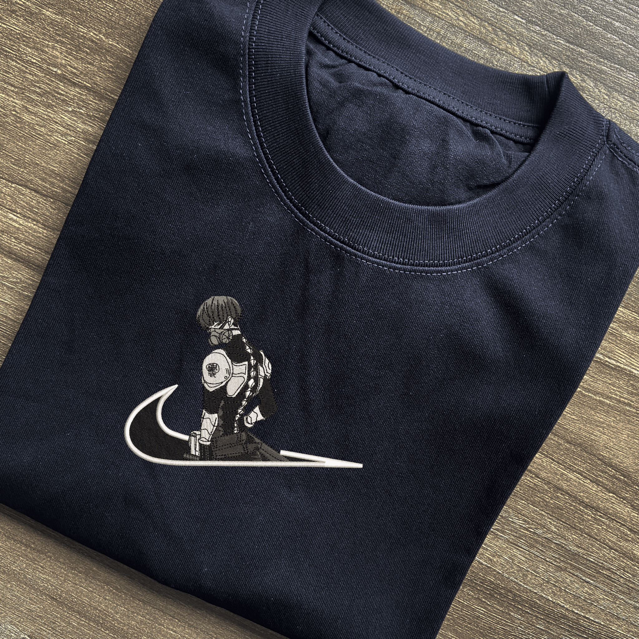 Subaru Character Embroidered T-Shirt