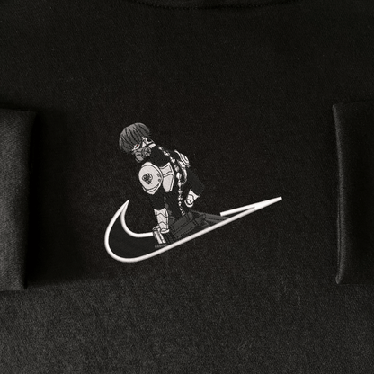 Subaru Character Embroidered Crewneck Sweatshirt