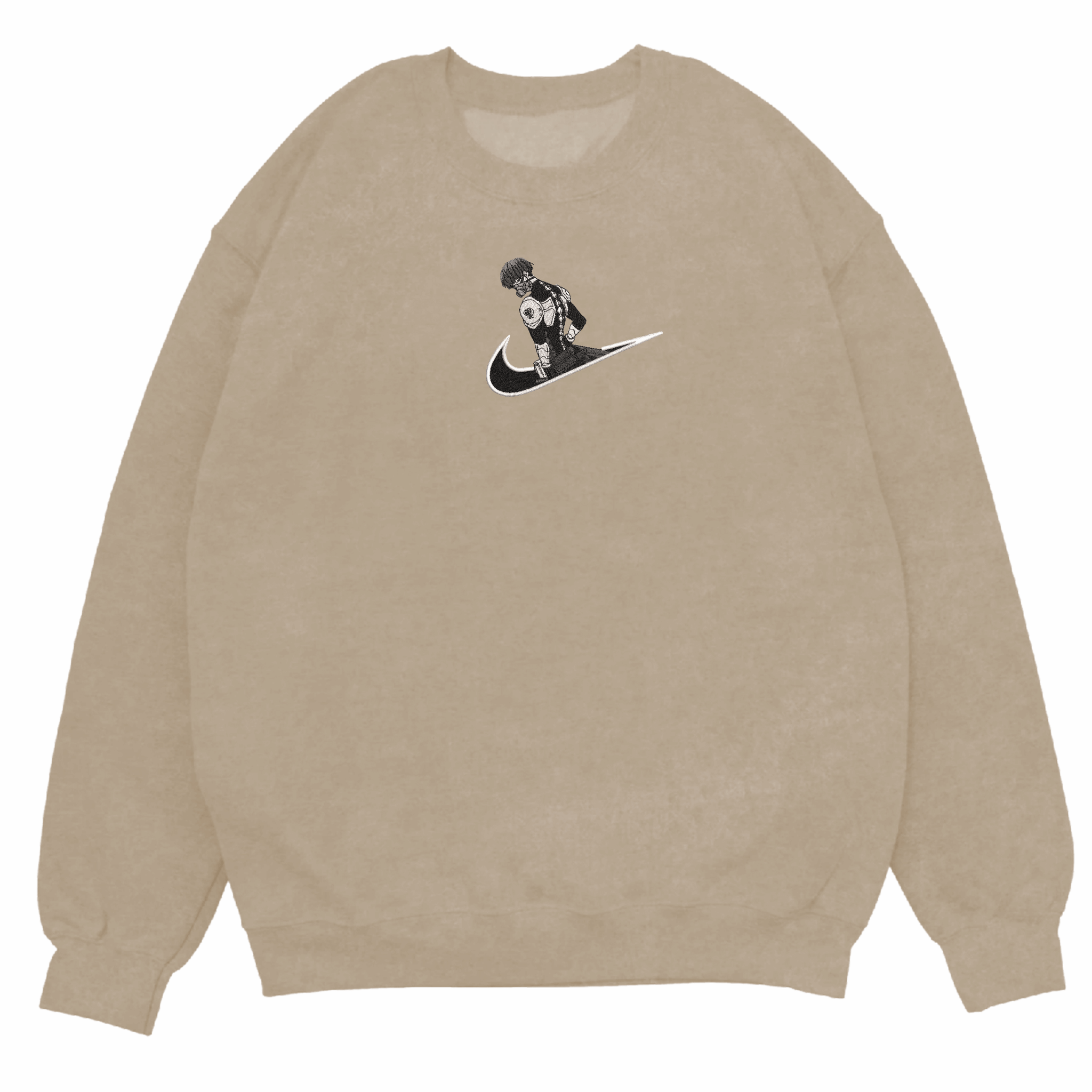 Subaru Character Embroidered Crewneck Sweatshirt