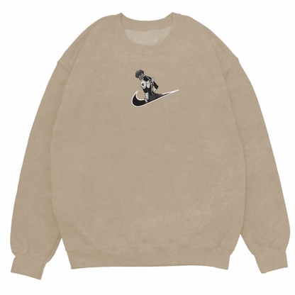 Subaru Character Embroidered Crewneck Sweatshirt