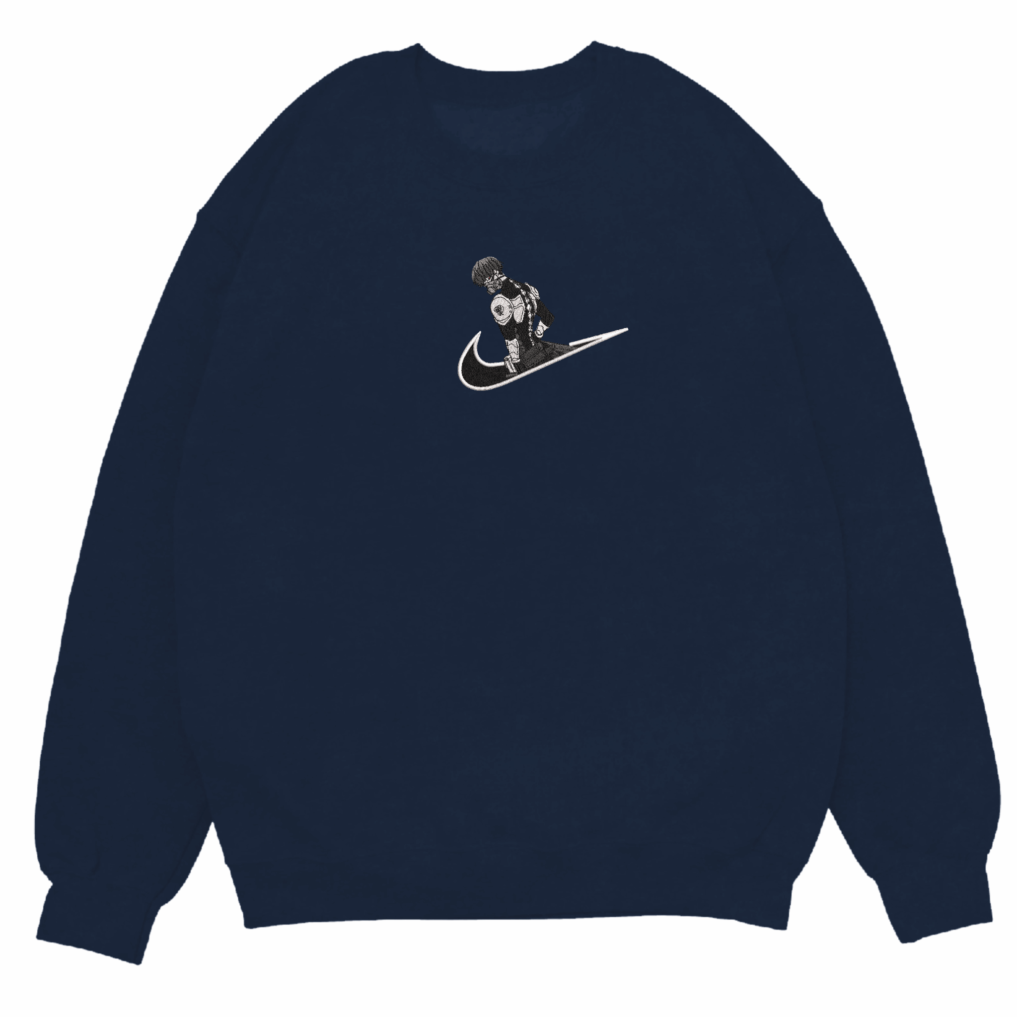 Subaru Character Embroidered Crewneck Sweatshirt