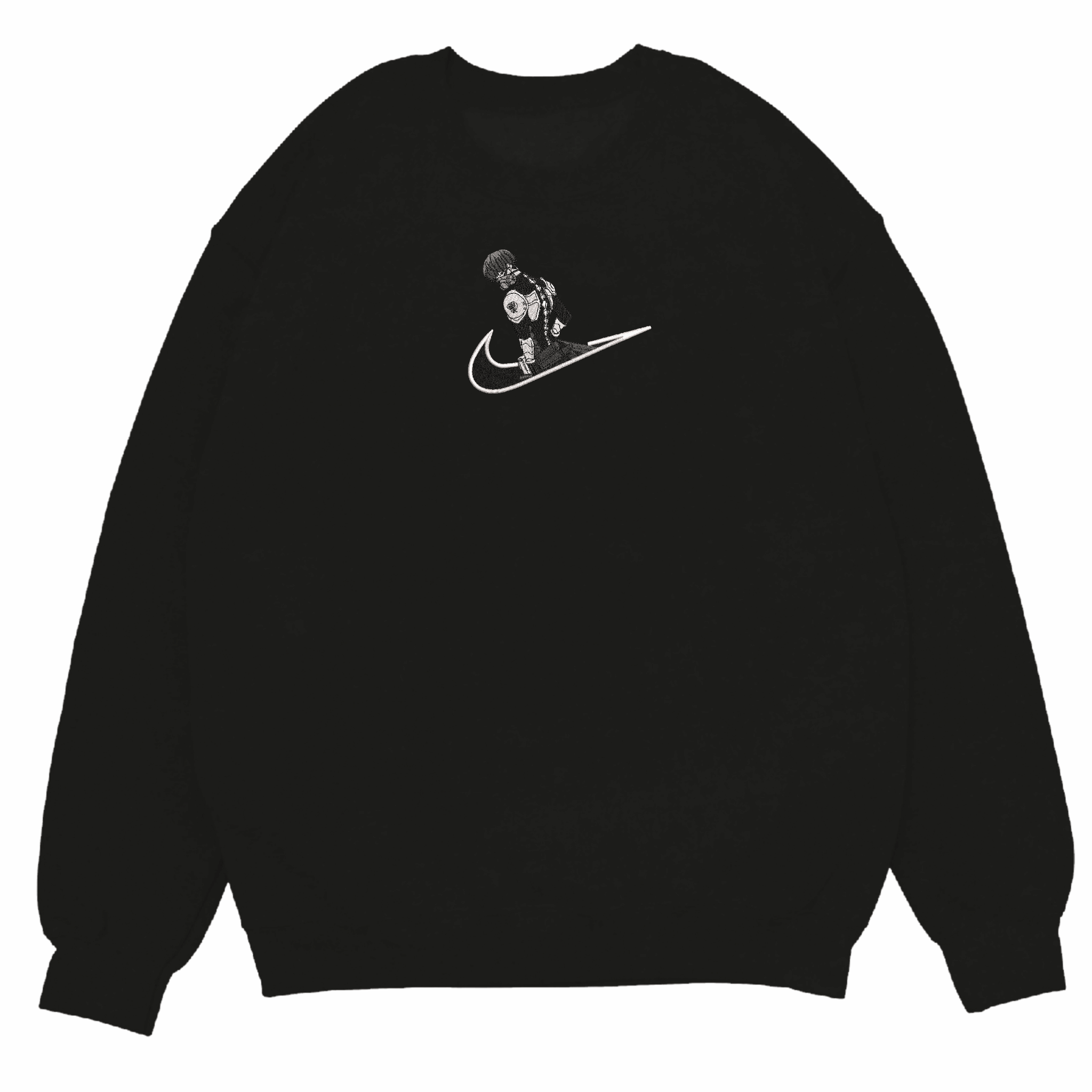 Subaru Character Embroidered Crewneck Sweatshirt
