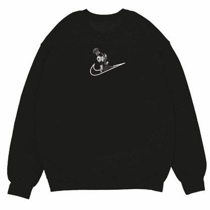 Subaru Character Embroidered Crewneck Sweatshirt